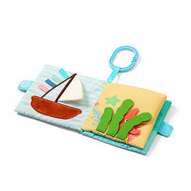 Розвиваюча м'яка книжечка Морський Світ BabyOno