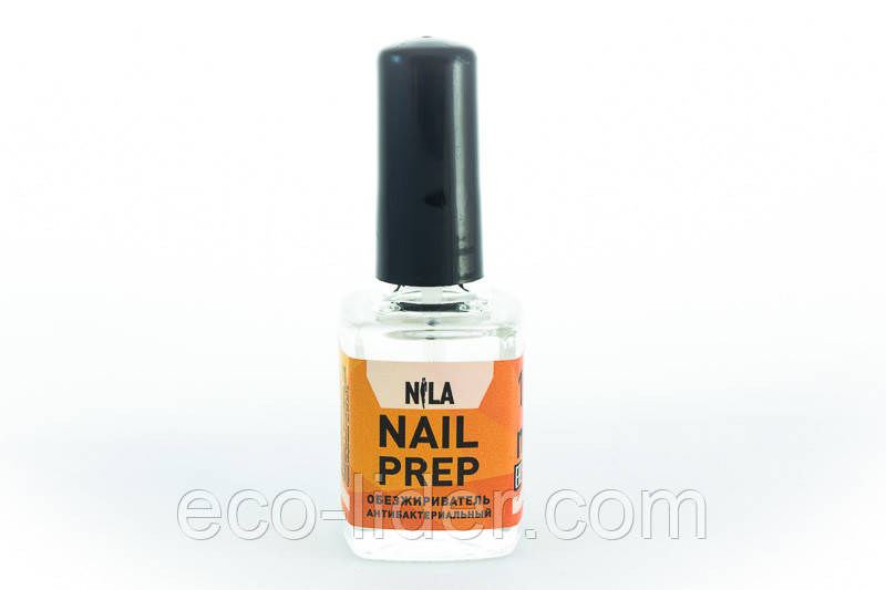 Знежирювачах з антибактеріальним ефектом, Nail Prep Nila, 12 мл., фото 1