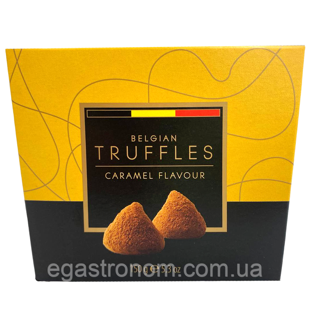 Цукерки трюфельні зі смаком карамелі Кю-чоколате Q-chocolate caramel 150g 12шт/ящ (Код: 00-00015860), фото 1