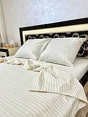 Біле постільна білизна 2 спальна, фото 4