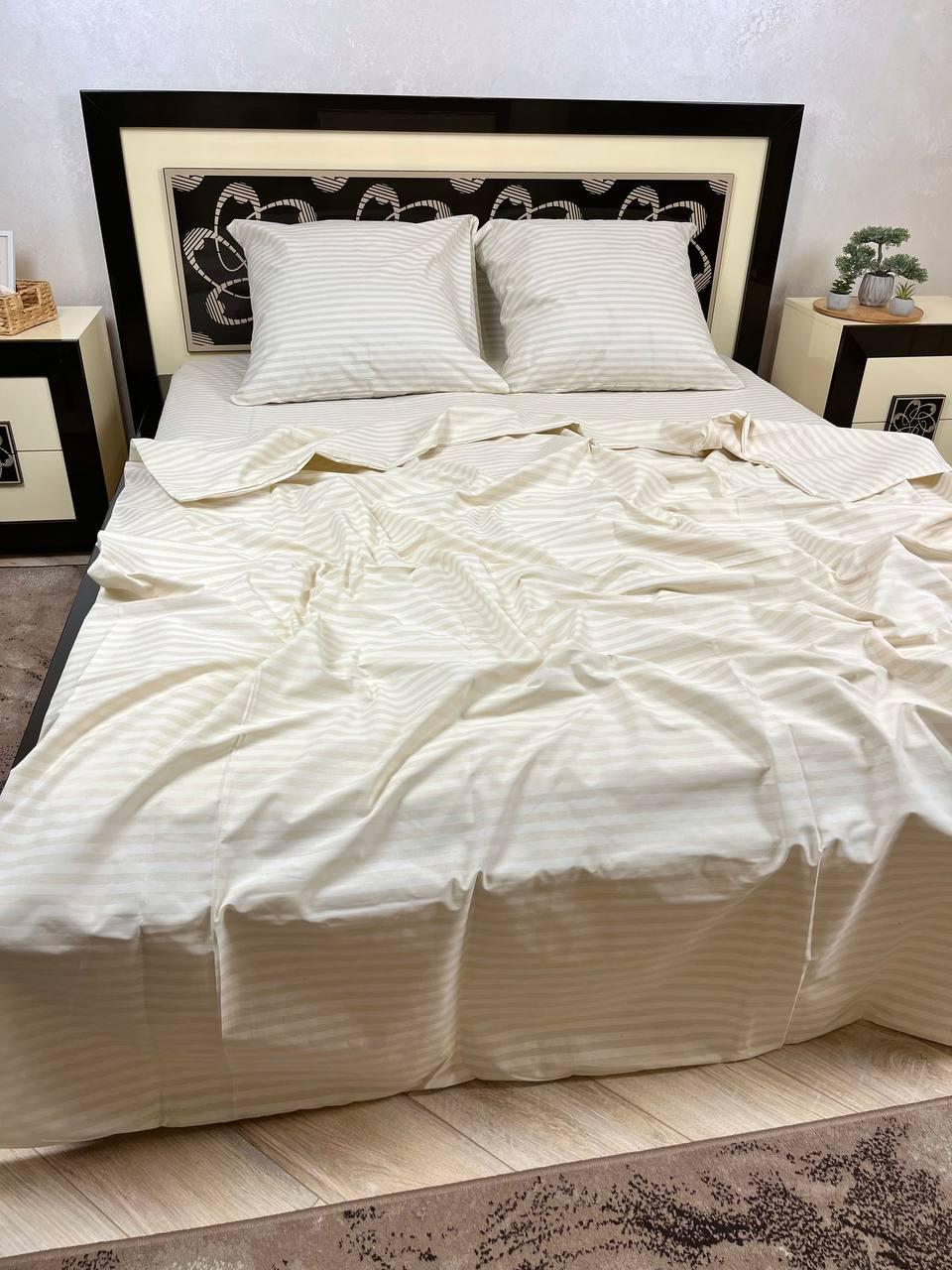 Біле постільна білизна 2 спальна