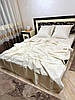 Біле постільна білизна 2 спальна, фото 8