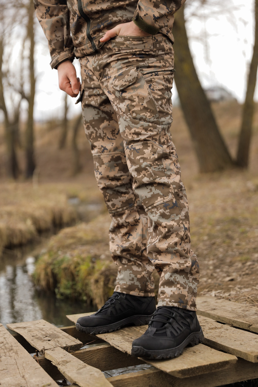 Штани Undolini Soft Shell Піксель ЗСУ, фото 1