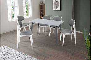 Стіл обідній нерозкладний Дуглас Мікс меблі, колір сірий, фото 1