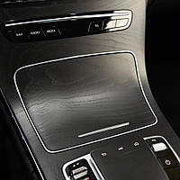 Хромована рамка на центральну консоль на попільничку та підстаканники для Mercedes-Benz GLC C Class W253 W205