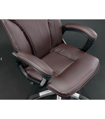 Кресло руководителя коричневое Sofotel EG-227 Brown Офисные и компьютерные кресла для руководителя - фото 7 - id-p2092331011
