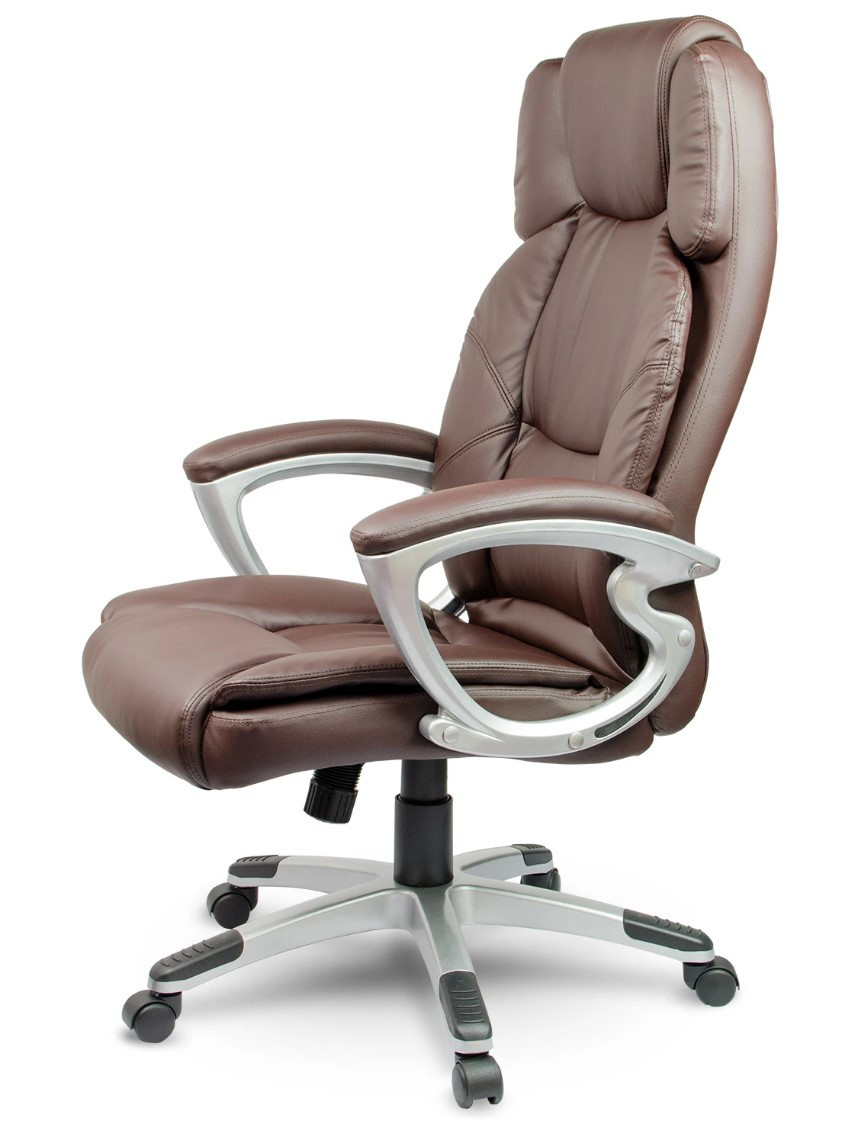 Кресло руководителя коричневое Sofotel EG-227 Brown Офисные и компьютерные кресла для руководителя - фото 2 - id-p2092331011