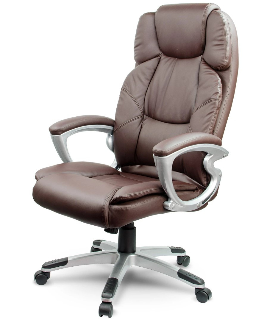 Кресло руководителя коричневое Sofotel EG-227 Brown Офисные и компьютерные кресла для руководителя - фото 3 - id-p2092331011