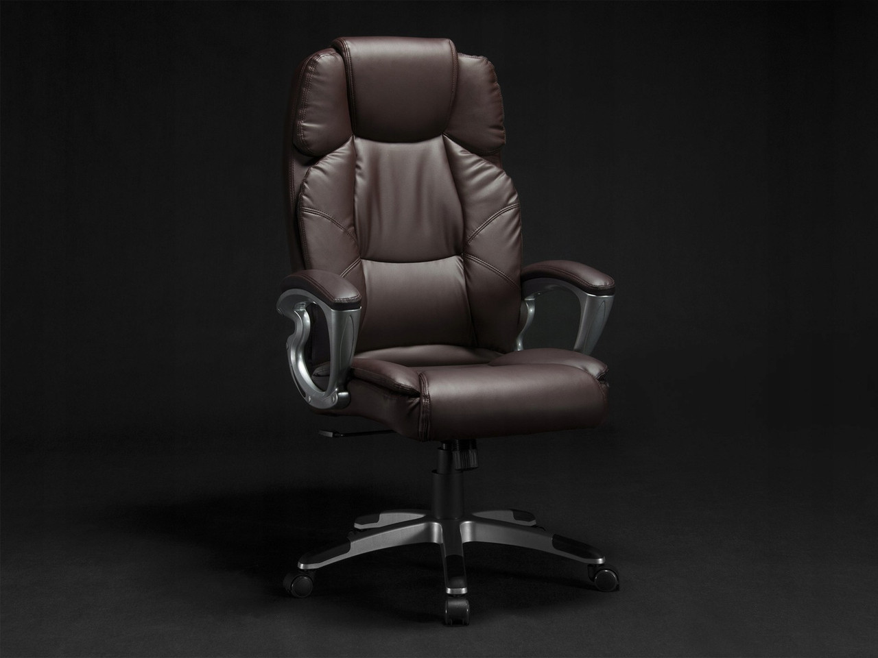 Кресло руководителя коричневое Sofotel EG-227 Brown Офисные и компьютерные кресла для руководителя - фото 9 - id-p2092331011