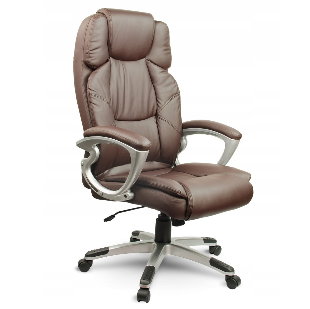 Кресло руководителя коричневое Sofotel EG-227 Brown Офисные и компьютерные кресла для руководителя - фото 4 - id-p2092331011