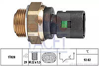 Датчик включения вентилятора (t 92°C) MASTER/TRAFIC/MEGANE 1.4-2.8 89-03, FACET (75128)