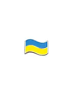 Пин (значок) Bookopt Флаг Украины
