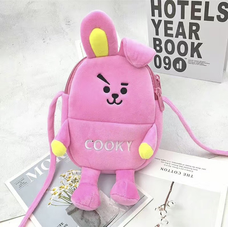 Сумка Іграшка Кролик КУКИ BT21 М'який Плюш COOKY ARMY персонаж BTS (00768)