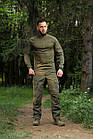 Тактичний костюм убокс та штани в кольорі олива, фото 3