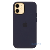 Чохол Silicone case MagSafe iPhone 12 mini Deep navy