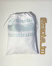 Мішок бавовна Вишиванка, екомішок український національний, еко торбинка, екоторба, мішок для подарунків