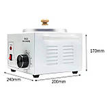 Одинарний банковий воскоплав SM-186 для депіляції на 400 мл. та 100 Вт., фото 6