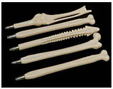 Набір кулькових ручок кістка людини 5 шт, фото 4