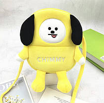 Сумка Іграшка собачка ЧИМІ BT21 М'який Плюш CHIMMY ARMY персонаж BTS (00773)