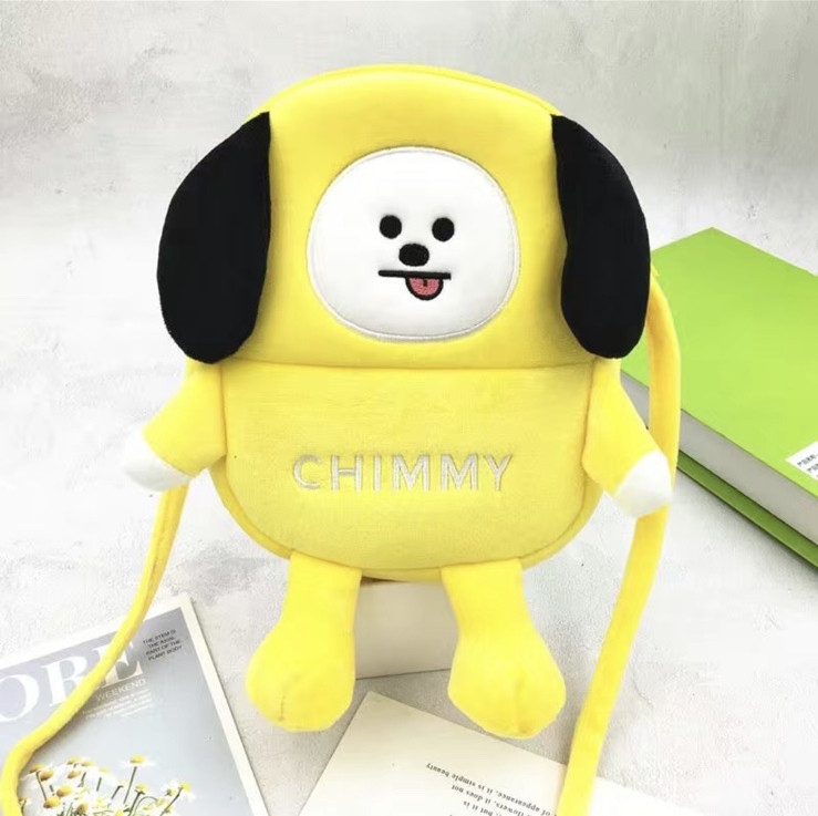 Сумка Іграшка собачка ЧИМІ BT21 М'який Плюш CHIMMY ARMY персонаж BTS (00773), фото 1
