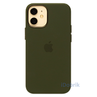 Чохол Silicone case MagSafe iPhone 12 mini Cyprusgreen