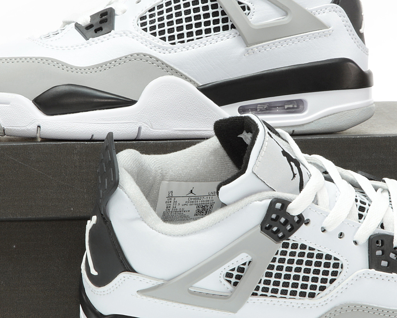 Nike Air Jordan 4 Retro White Black