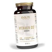 Витамин Д холекальциферол Evolite Nutrition Vitamin D3 4000 IU 120 sgels