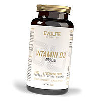 Вітамін Д3 Evolite Nutrition Vitamin D3 4000 IU 120 гельових капсул