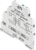 Реле интерфейсное SSR1-024 ACDC (тиристорное, 1NO, 1.2A AC1, 400V AC)
