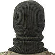 Балаклава зимова KOMBAT UK 3 Hole Balaclava колір оліва Uni 14986, фото 4