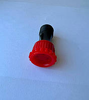 Форсунка одинарная красная "Ромашка" для аккумуляторных опрыскивателей