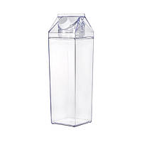 Емкость для молока сока и других жидких продуктов прозрачная 1 л (NS0056)