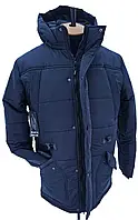 Чоловіча якісна демісезонна куртка-парка з капюшоном "New Collection".