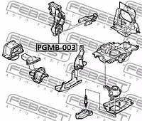 Сайлентблок подушки двигателя Citroen C4 04-11 Пр., FEBEST (PGMB003)
