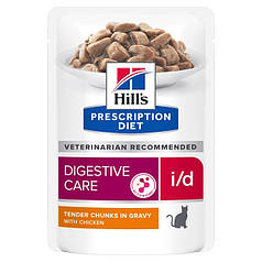Вологий корм для котів Hill`s PRESCRIPTION DIET I/D догляд за травленням з куркою 85 г