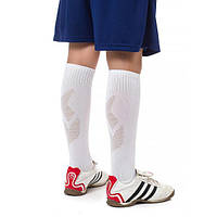 Детские футбольные гетры с трикотажным носком Europaw ET-011 дышащий материал, поддержка стопы размер 30-35