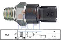 Датчик давления масла (0,2bar/1 конт./черный) SANDERO/LOGAN/DUSTER/KANGOO 1.4/1.6 и 04-, FACET (7018