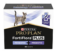 Пробіотик з пребіотиком Purina Pro Plan FortiFlora Plus для котів та кошенят для підтримання міклофлори