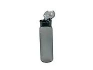 Пляшка для води CASNO 600 мл KXN-1196 Сіра з соломинкою, фото 5