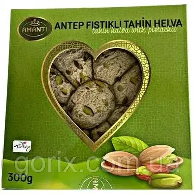 Халва Тахини с фисташкой Amanti, 300 г