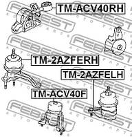 Подушка двигателя (передняя) Camry 06-, FEBEST (TMACV40F)