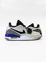 Чоловічі Кросівки Nike Air Jordan Legacy 312 Low White / Найк Аїр Джордан Легасі 312 Низькі Білі з Чорним, фото 4