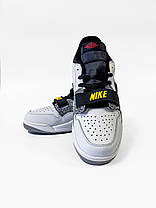 Чоловічі Кросівки Nike Air Jordan Legacy 312 Low White / Найк Аїр Джордан Легасі 312 Низькі Білі з Чорним, фото 5