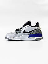 Чоловічі Кросівки Nike Air Jordan Legacy 312 Low White / Найк Аїр Джордан Легасі 312 Низькі Білі з Чорним, фото 3