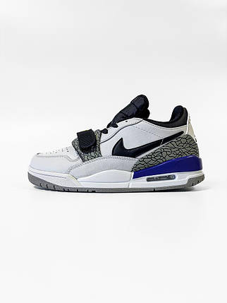 Чоловічі Кросівки Nike Air Jordan Legacy 312 Low White / Найк Аїр Джордан Легасі 312 Низькі Білі з Чорним, фото 1