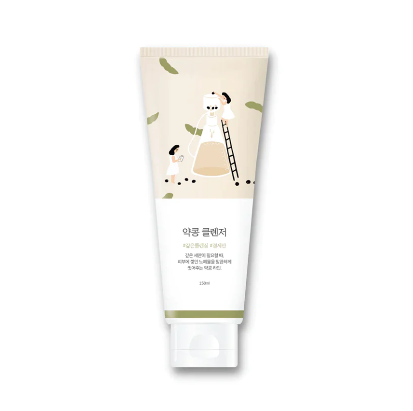 Очисна пінка з екстрактом чорних соєвих бобів ROUND LAB Soybean Cleanser 150 мл, фото 1