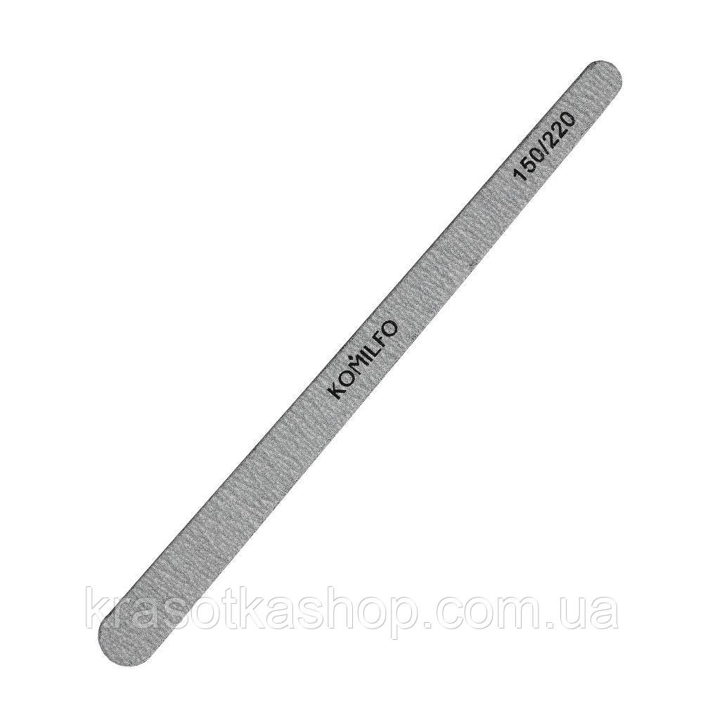 Пилка Komilfo дерев'яна крапля 150/220, 16,5 см, фото 1