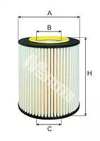 Фильтр масла BMW 1.6/1.8/2.0i 01-, MFILTER (TE4024)