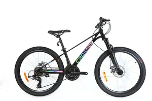 Велосипед гірський Crosser Martin 24" рама 11.5 дюймів Чорний