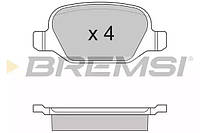 Колодки передние тормозные Fiat Linea 07-/Lybra 99-, Bremsi (BP2890)